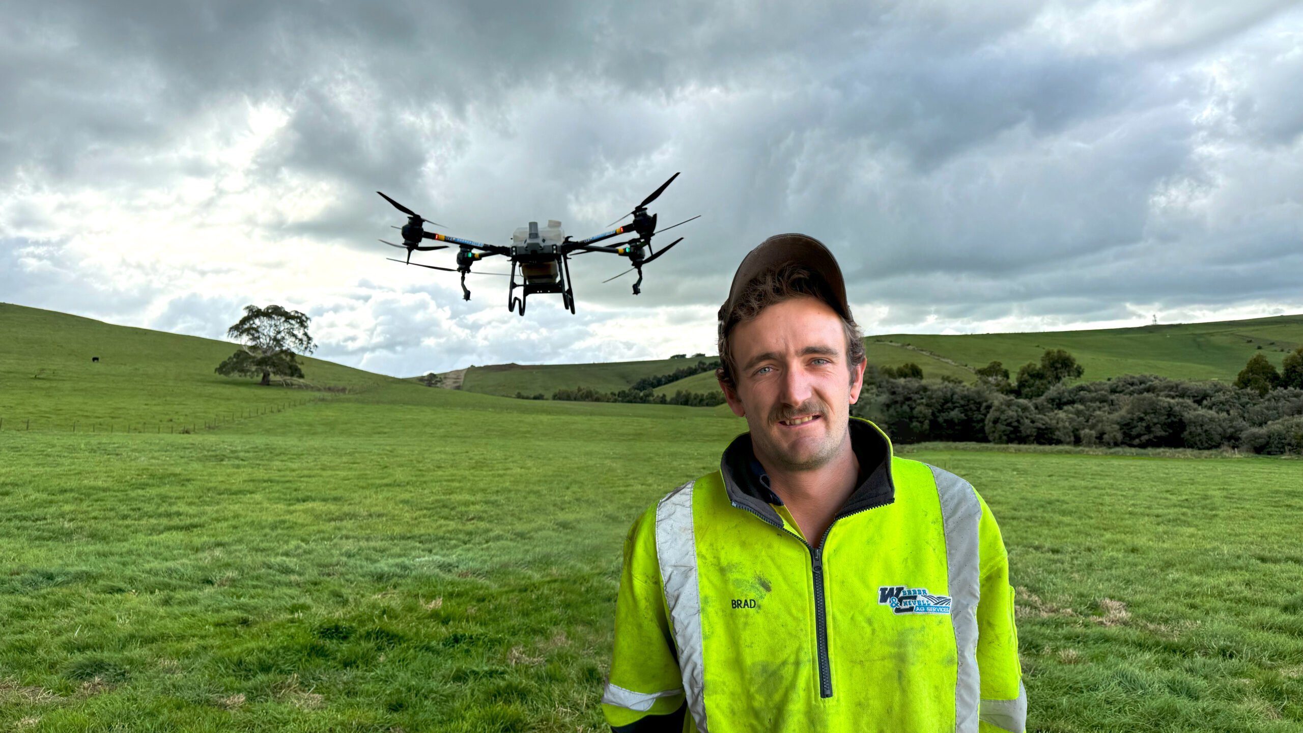 Brad Drone pilot at Webber & Chivell Drones