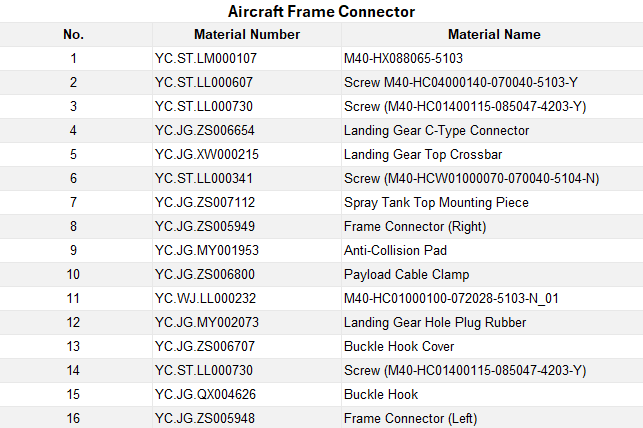 aircraft frame connector